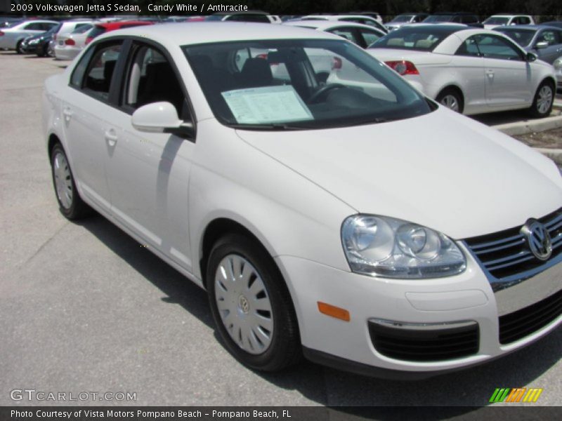 Candy White / Anthracite 2009 Volkswagen Jetta S Sedan