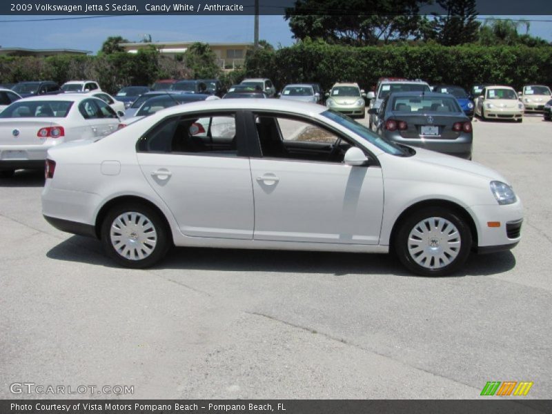 Candy White / Anthracite 2009 Volkswagen Jetta S Sedan