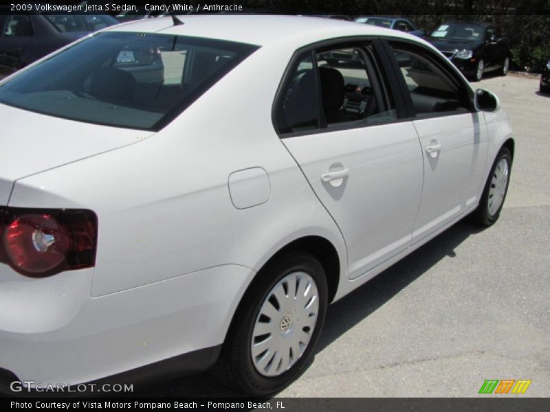 Candy White / Anthracite 2009 Volkswagen Jetta S Sedan