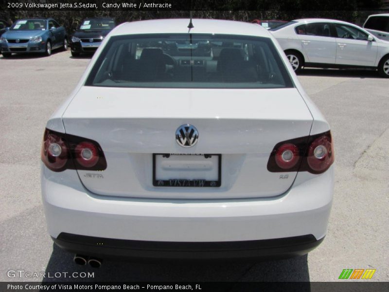 Candy White / Anthracite 2009 Volkswagen Jetta S Sedan