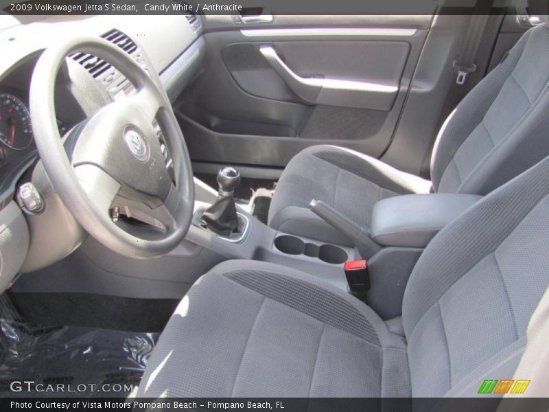 Candy White / Anthracite 2009 Volkswagen Jetta S Sedan