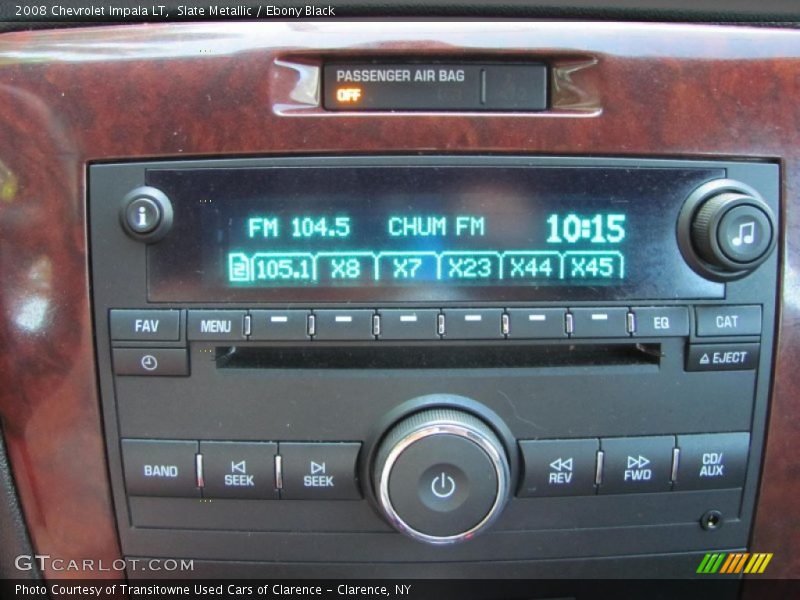 Slate Metallic / Ebony Black 2008 Chevrolet Impala LT