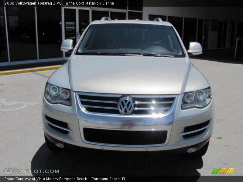 White Gold Metallic / Sienna 2008 Volkswagen Touareg 2 V8