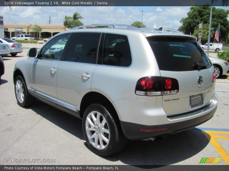 White Gold Metallic / Sienna 2008 Volkswagen Touareg 2 V8