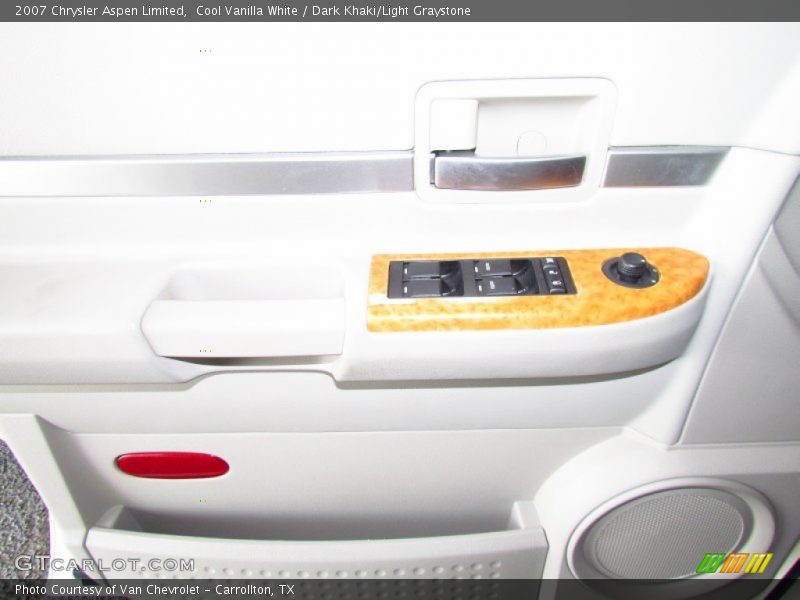 Cool Vanilla White / Dark Khaki/Light Graystone 2007 Chrysler Aspen Limited