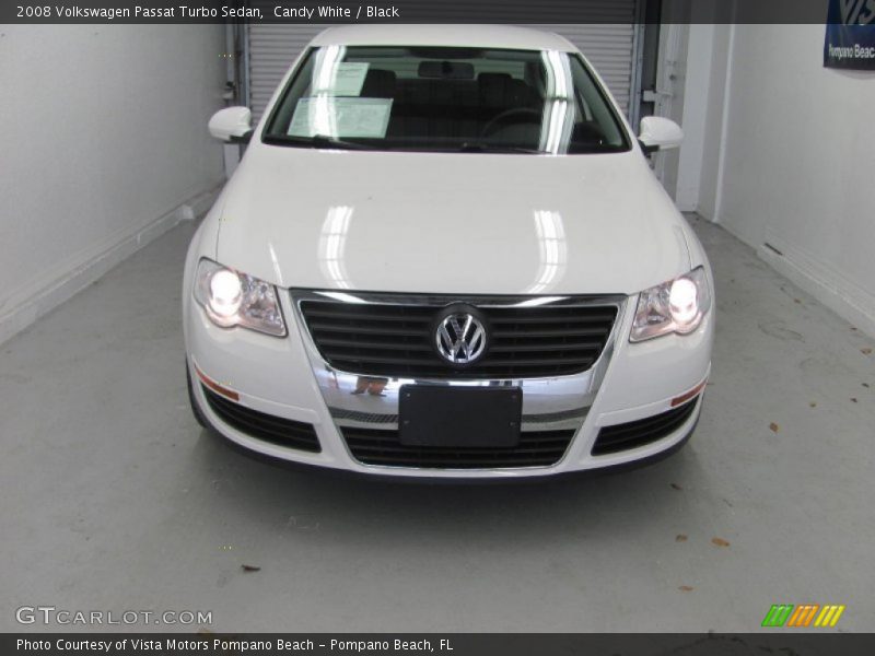 Candy White / Black 2008 Volkswagen Passat Turbo Sedan