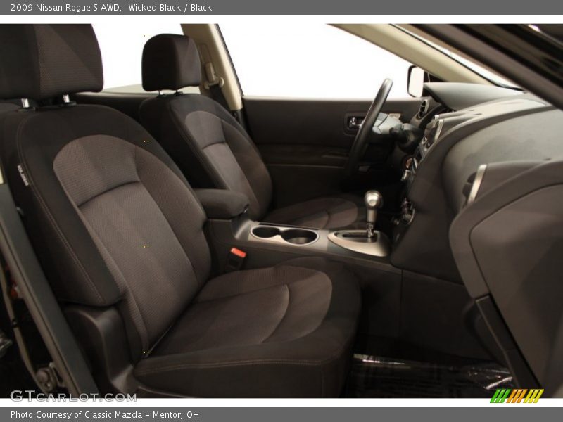 Wicked Black / Black 2009 Nissan Rogue S AWD