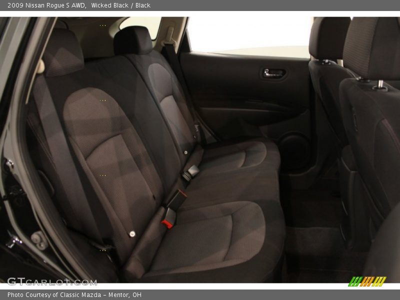 Wicked Black / Black 2009 Nissan Rogue S AWD