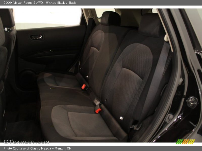 Wicked Black / Black 2009 Nissan Rogue S AWD
