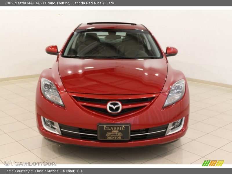 Sangria Red Mica / Black 2009 Mazda MAZDA6 i Grand Touring