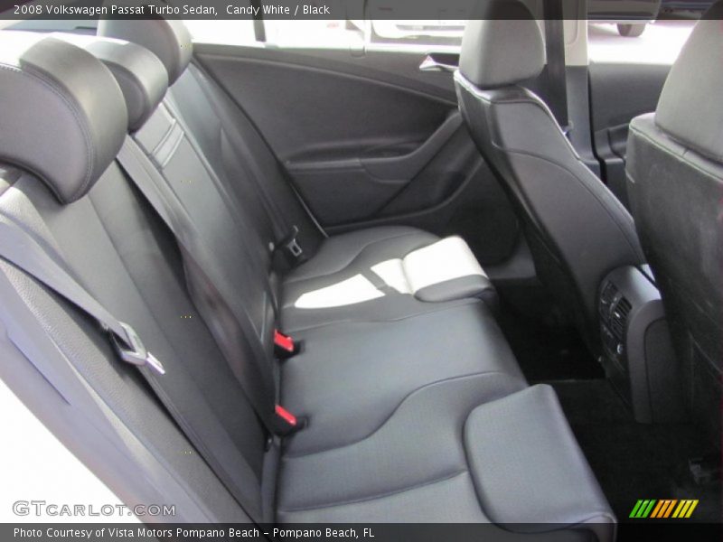 Candy White / Black 2008 Volkswagen Passat Turbo Sedan