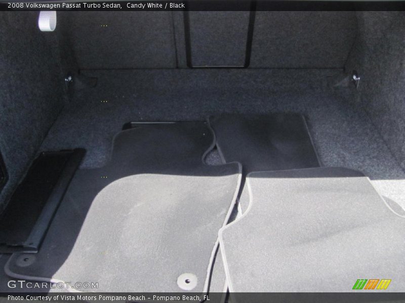 Candy White / Black 2008 Volkswagen Passat Turbo Sedan