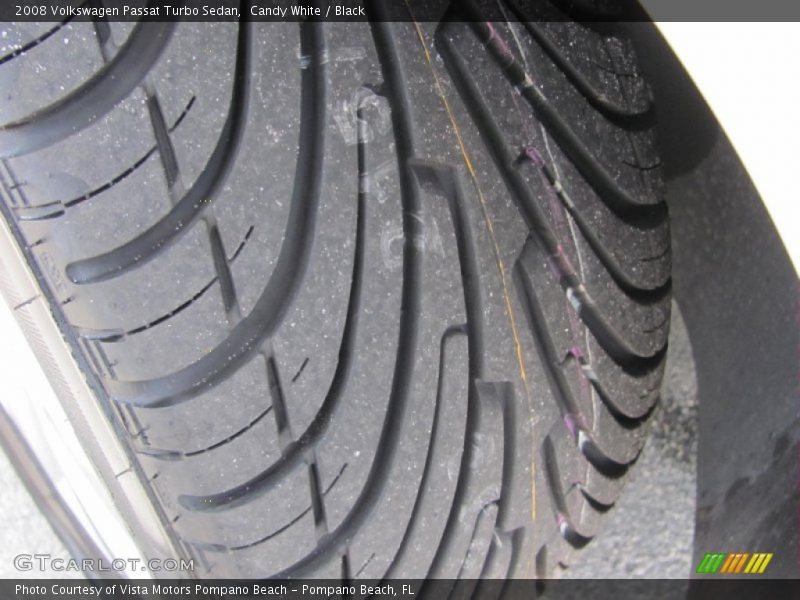 Candy White / Black 2008 Volkswagen Passat Turbo Sedan