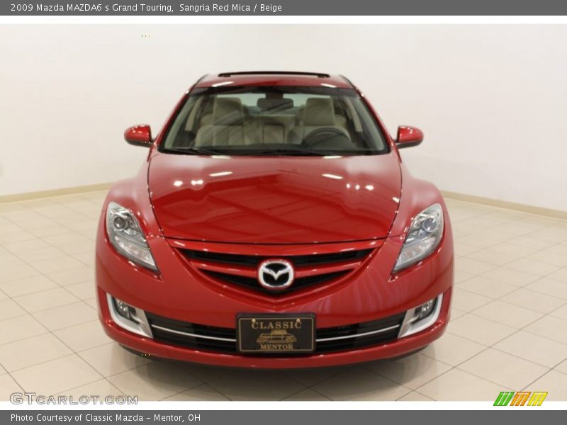 Sangria Red Mica / Beige 2009 Mazda MAZDA6 s Grand Touring