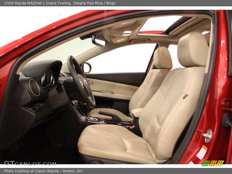 2009 MAZDA6 s Grand Touring Beige Interior