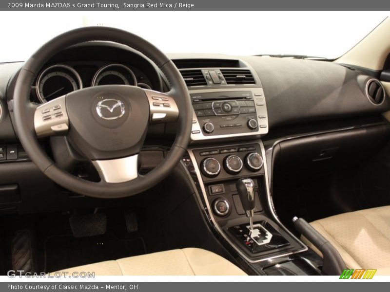 Dashboard of 2009 MAZDA6 s Grand Touring