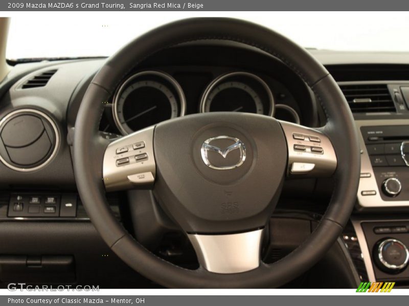  2009 MAZDA6 s Grand Touring Steering Wheel