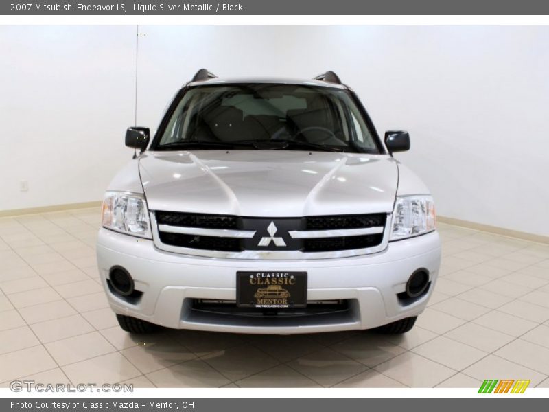 Liquid Silver Metallic / Black 2007 Mitsubishi Endeavor LS
