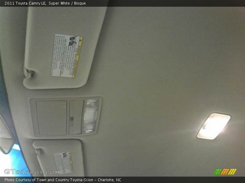 Super White / Bisque 2011 Toyota Camry LE