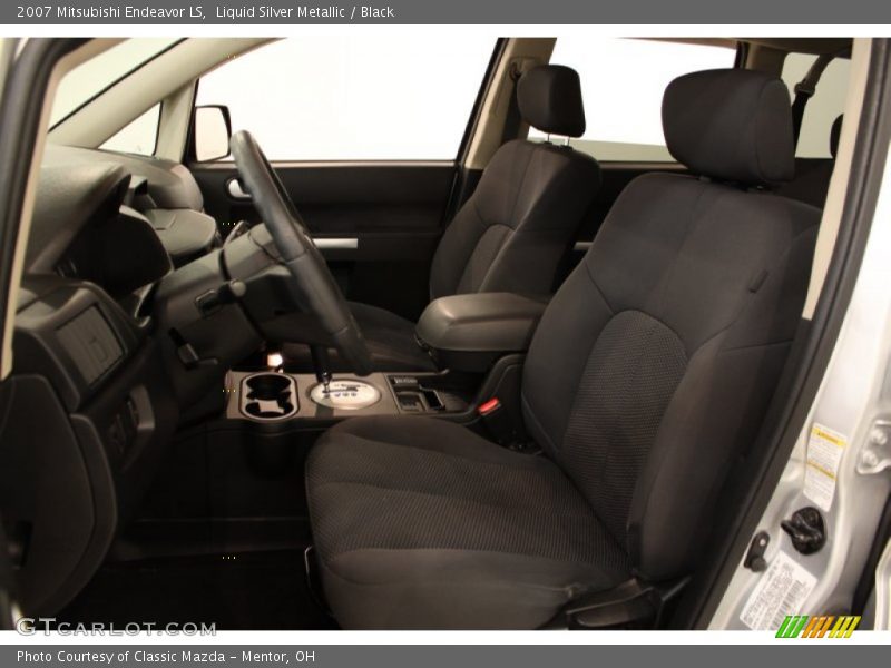 Liquid Silver Metallic / Black 2007 Mitsubishi Endeavor LS