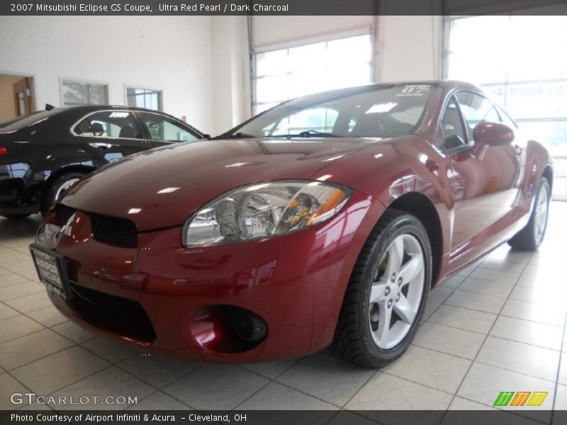 Ultra Red Pearl / Dark Charcoal 2007 Mitsubishi Eclipse GS Coupe