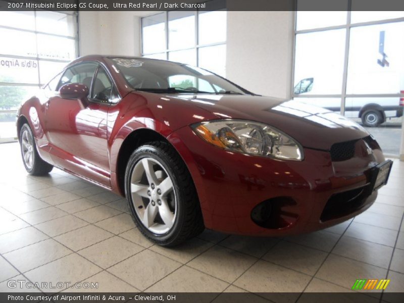 Ultra Red Pearl / Dark Charcoal 2007 Mitsubishi Eclipse GS Coupe