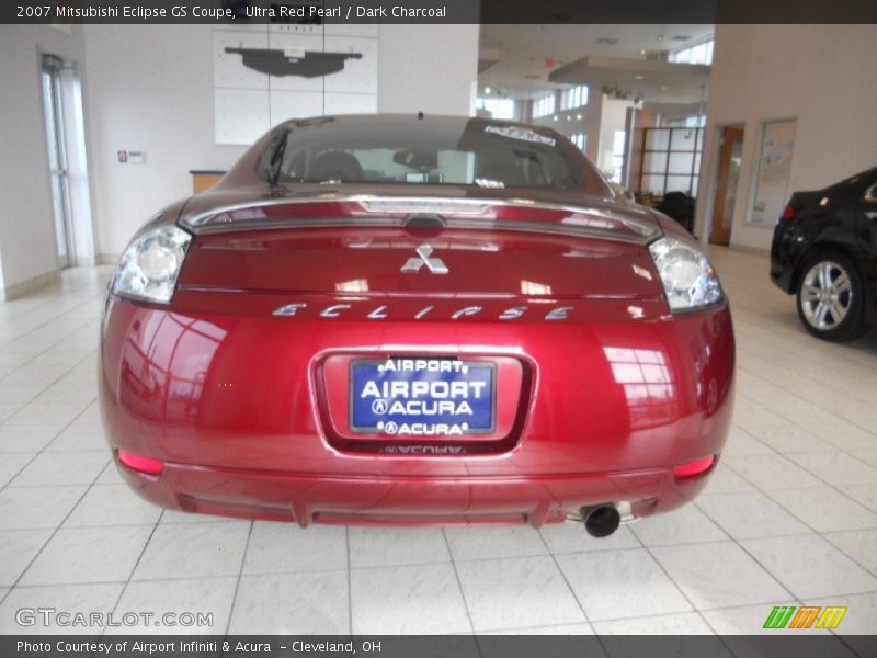 Ultra Red Pearl / Dark Charcoal 2007 Mitsubishi Eclipse GS Coupe