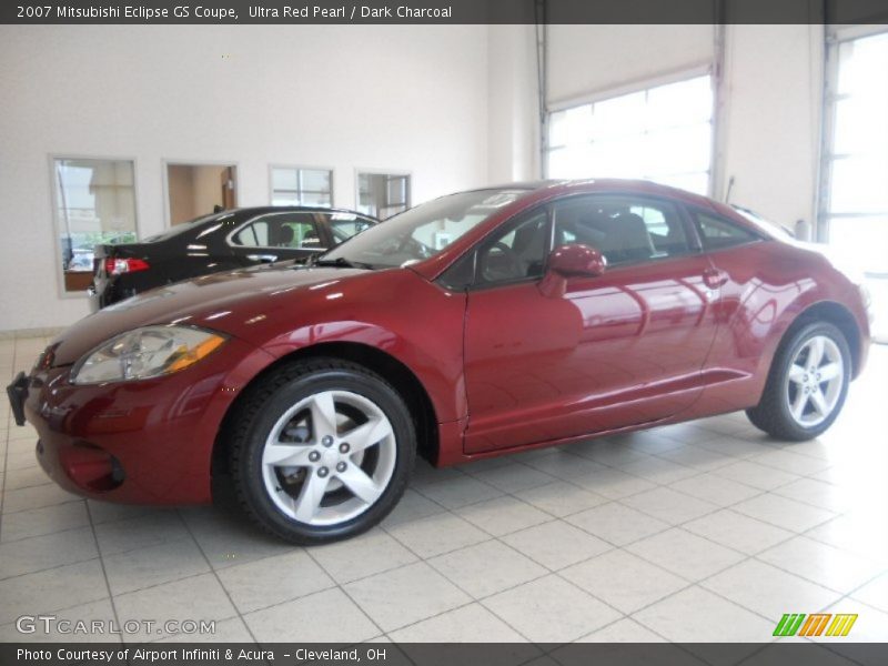 Ultra Red Pearl / Dark Charcoal 2007 Mitsubishi Eclipse GS Coupe