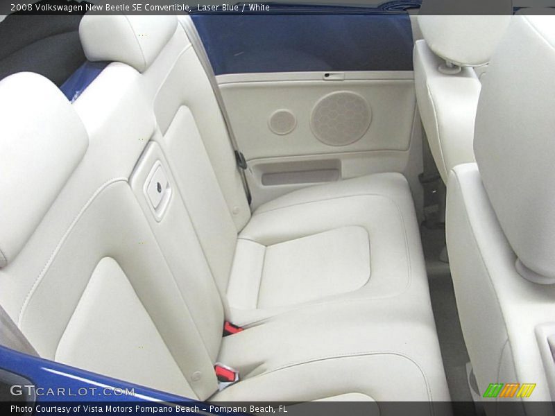 Laser Blue / White 2008 Volkswagen New Beetle SE Convertible