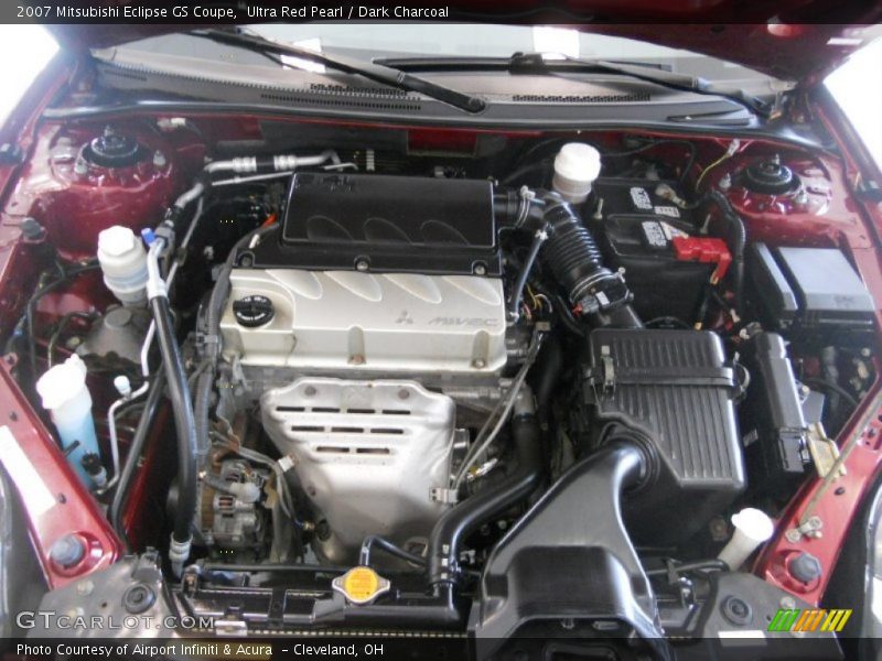 Ultra Red Pearl / Dark Charcoal 2007 Mitsubishi Eclipse GS Coupe