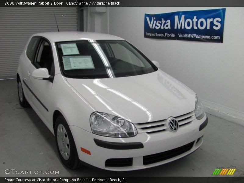 Candy White / Anthracite Black 2008 Volkswagen Rabbit 2 Door