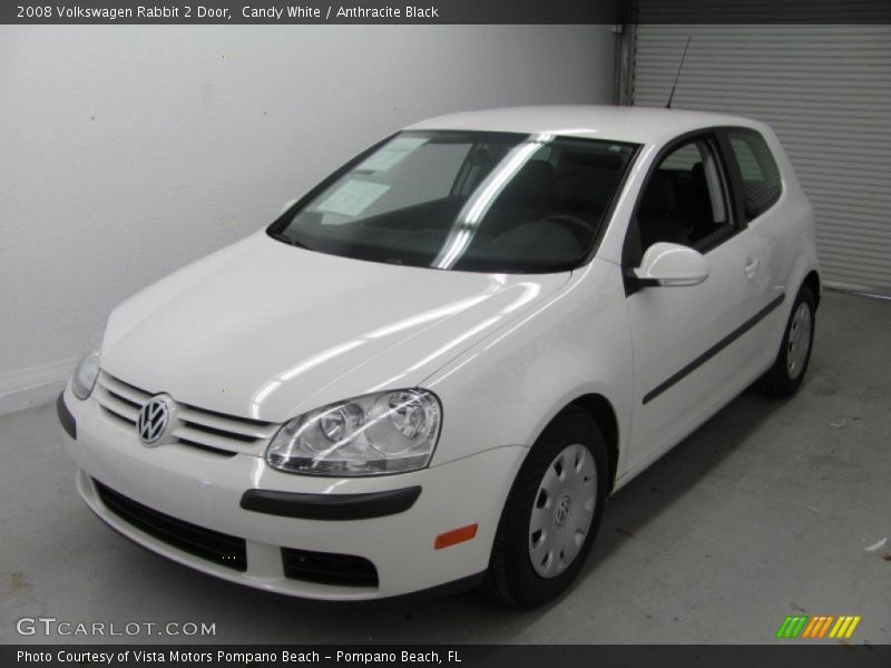 Candy White / Anthracite Black 2008 Volkswagen Rabbit 2 Door