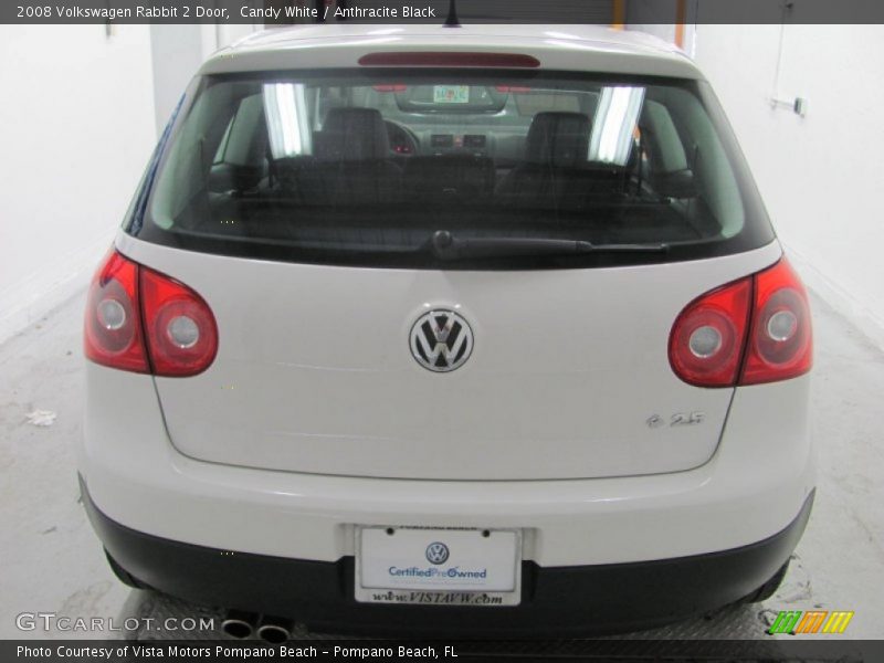 Candy White / Anthracite Black 2008 Volkswagen Rabbit 2 Door