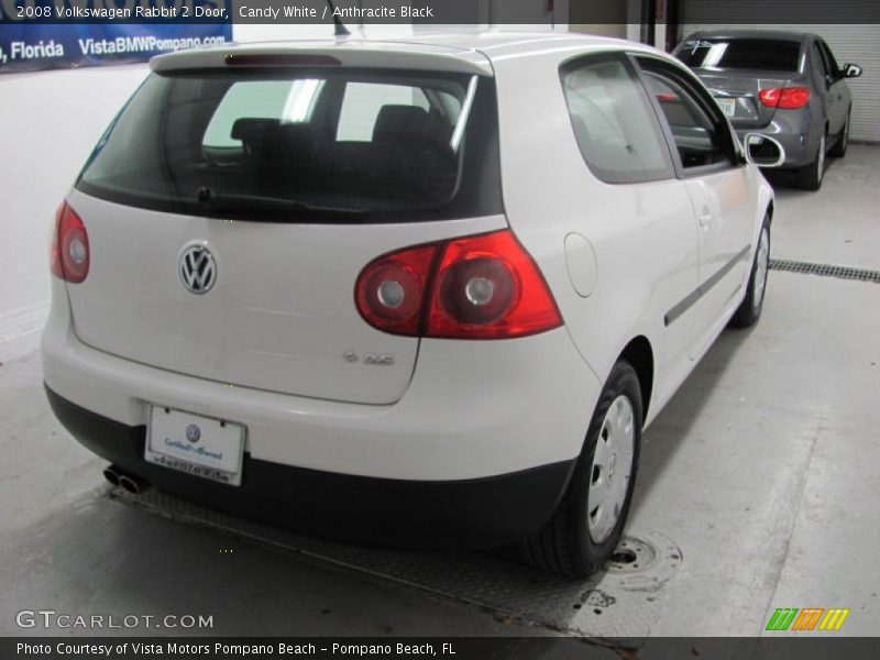 Candy White / Anthracite Black 2008 Volkswagen Rabbit 2 Door