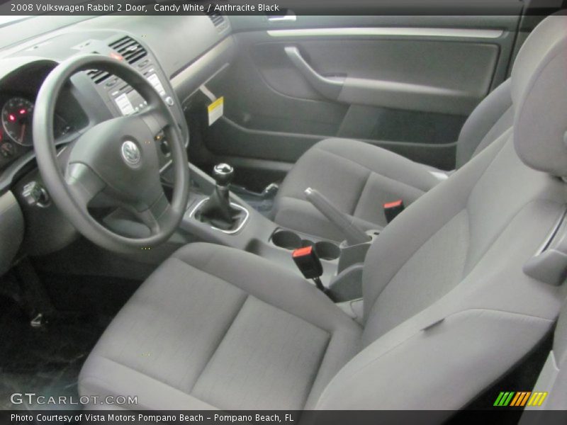 Candy White / Anthracite Black 2008 Volkswagen Rabbit 2 Door