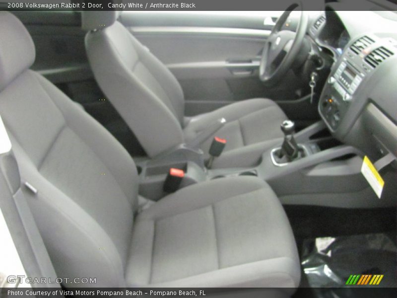 Candy White / Anthracite Black 2008 Volkswagen Rabbit 2 Door