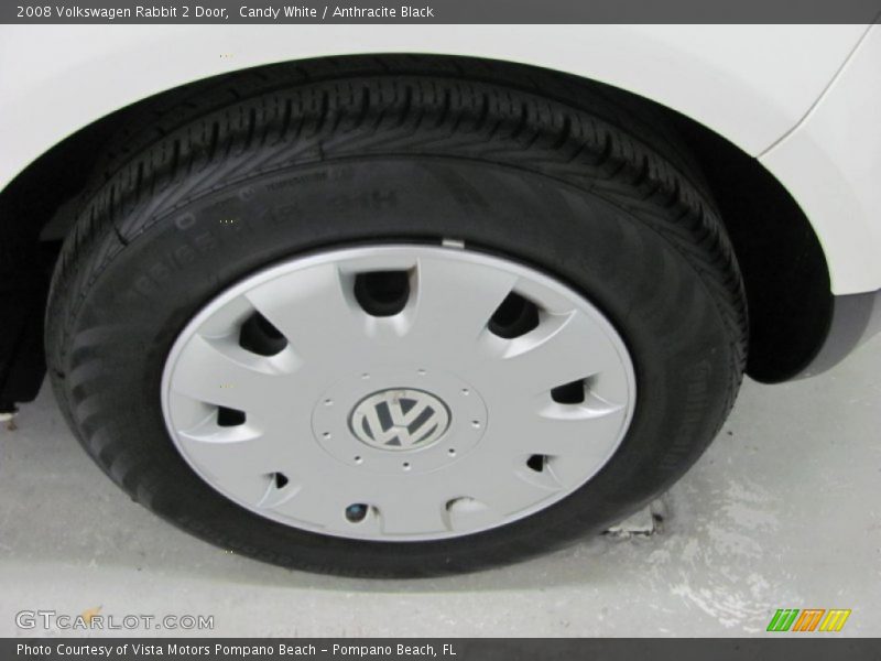 Candy White / Anthracite Black 2008 Volkswagen Rabbit 2 Door