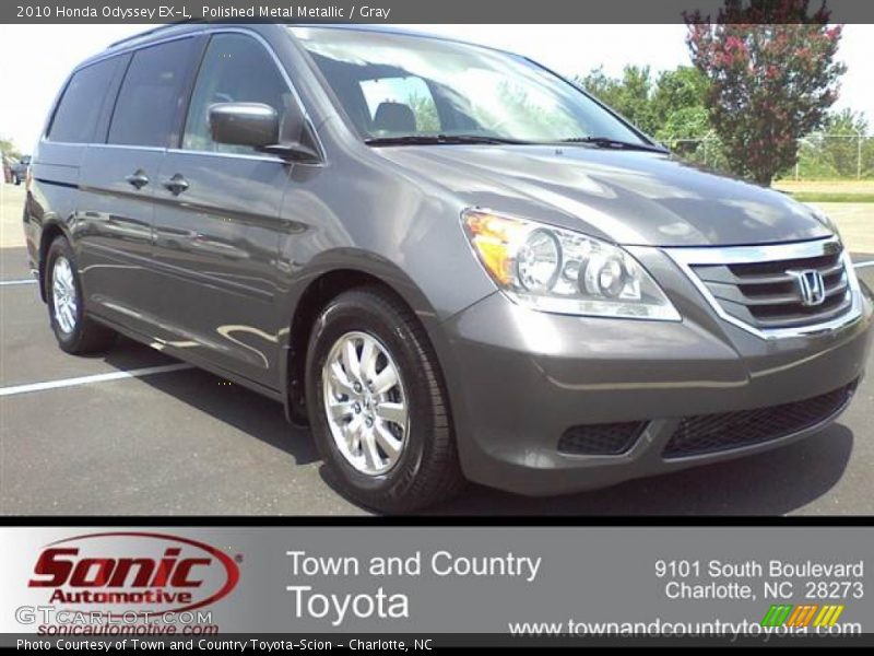 Polished Metal Metallic / Gray 2010 Honda Odyssey EX-L