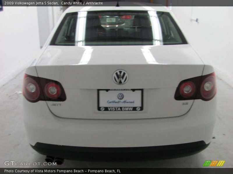 Candy White / Anthracite 2009 Volkswagen Jetta S Sedan