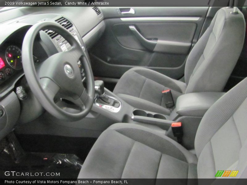 Candy White / Anthracite 2009 Volkswagen Jetta S Sedan