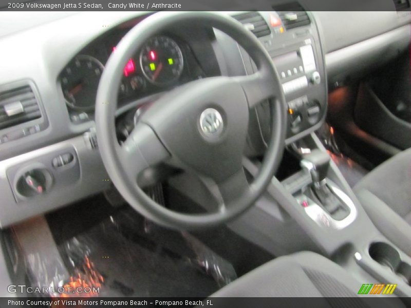 Candy White / Anthracite 2009 Volkswagen Jetta S Sedan