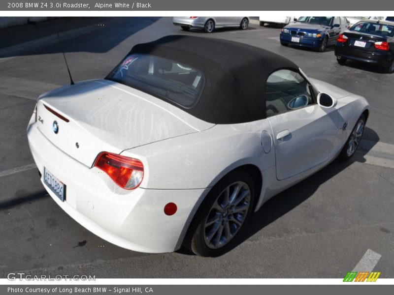 Alpine White / Black 2008 BMW Z4 3.0i Roadster
