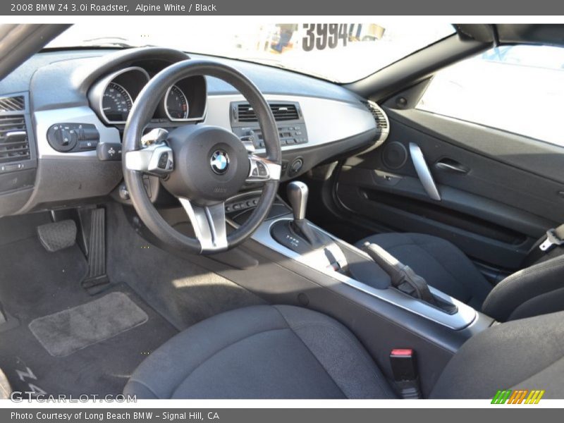 Alpine White / Black 2008 BMW Z4 3.0i Roadster