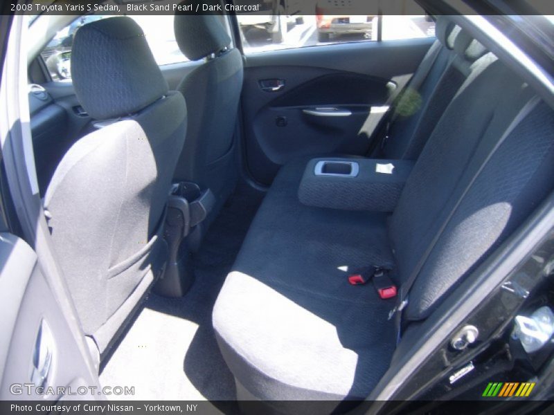 Black Sand Pearl / Dark Charcoal 2008 Toyota Yaris S Sedan