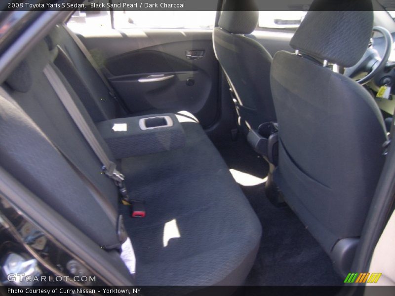 Black Sand Pearl / Dark Charcoal 2008 Toyota Yaris S Sedan