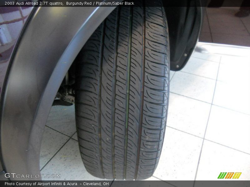 Burgundy Red / Platinum/Saber Black 2003 Audi Allroad 2.7T quattro