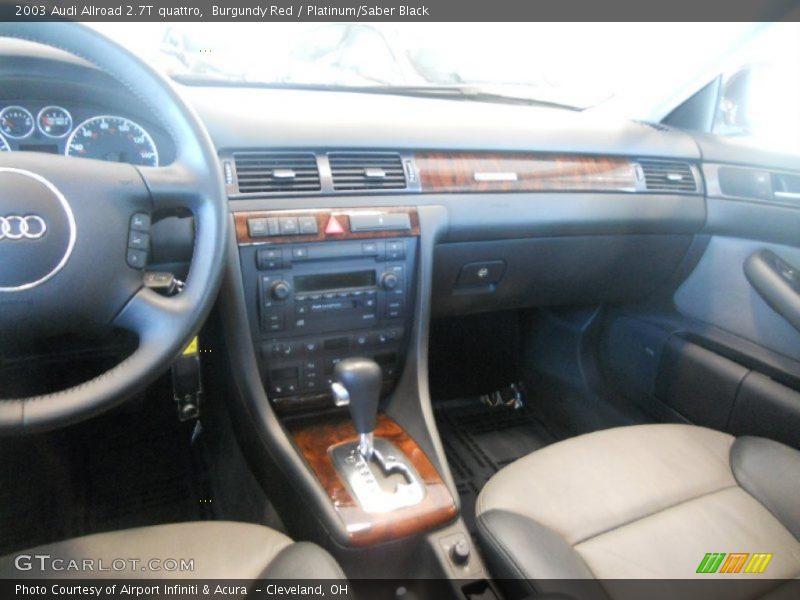 Burgundy Red / Platinum/Saber Black 2003 Audi Allroad 2.7T quattro