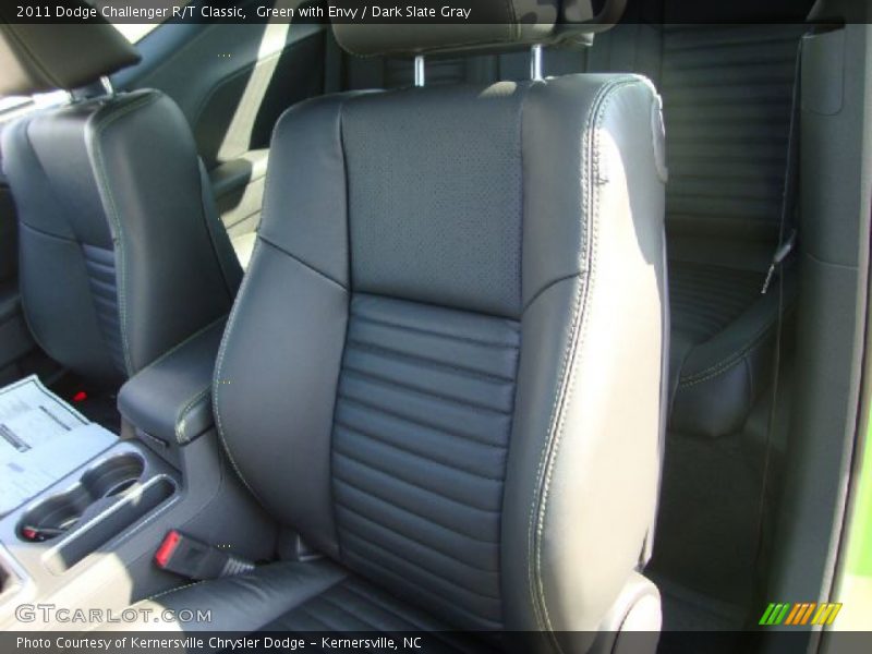 Green with Envy / Dark Slate Gray 2011 Dodge Challenger R/T Classic