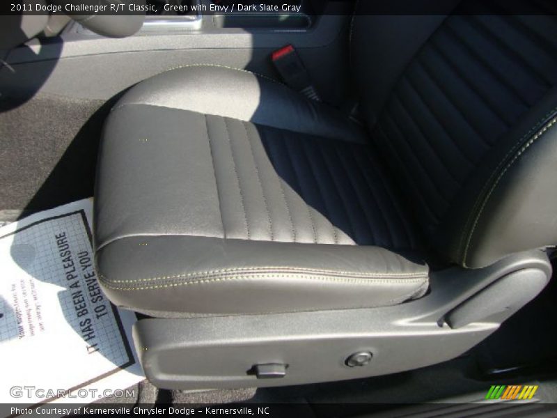 Green with Envy / Dark Slate Gray 2011 Dodge Challenger R/T Classic
