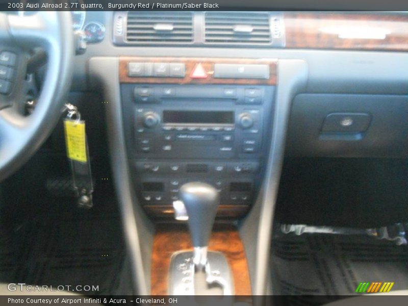 Burgundy Red / Platinum/Saber Black 2003 Audi Allroad 2.7T quattro